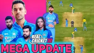RC22 MEGA UPDATE| NEW JERSEY| NEW BOWLING ACTION | NEW STADIUM | NEW SHOTS | NEW FIELD ANIMATION