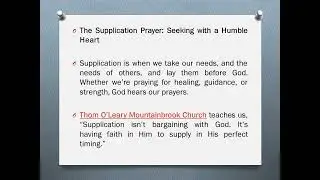 Different Types of Christian Prayer: A Comprehensive Guide at Mountainbrook Church