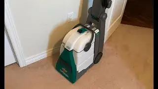 Dirty/Stinky Carpet? How I deep-cleaned mine, using a Bissell Big Green Deep Cleaning Machine.