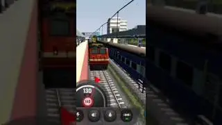 OVERTAKE DE DIYA POORVA EXPRESS KO FULL SPEED OF TRAIN ALL SIGNALS GREEN #shorts #viralshorts