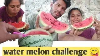 pick and eat fresh watermelon challenge #deepanshueating #eatingfoodvideo#foodielife #eatingchallnge