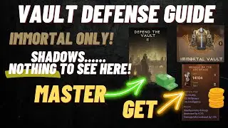 Diablo Immortal DEFEND THE VAULT GUIDE - IMMORTAL ONLY - NOTHING TO SEE SHADOW CLANS.... MOVE ALONG