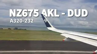NZ675 | A320 | Auckland - Dunedin