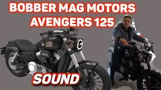 Bobber Mag Motors avengers 125 cm. Sound Check. 2022.