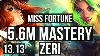 MF & Rell vs ZERI & Rakan (ADC) | 5.6M mastery, 1700+ games, 19/3/4 | KR Challenger | 13.13