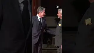 EAM S Jaishankar welcomes US Secretary of State Antony Blinken for G20FMM