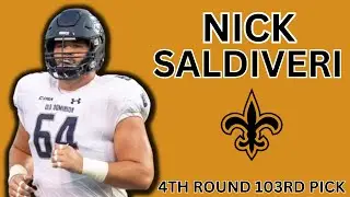 The Saints Trade UP to Take Versatile Lineman Nick Saldiveri Old Dominion