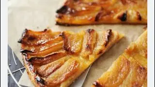 TARTE FINE AUX POMMES/ BIEN CARAM&Eacute;LIS&Eacute;E ET FONDANTE/ RAPIDE FACILE ET TR&Egrave;S BON