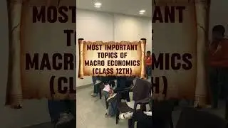 Macro Economics Class 12 | Only Important Topics List | CBSE