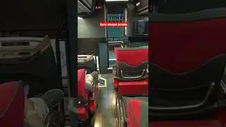 Kursi sleeper private ada di paling depan bus mtrans terbaru #busmania #mtrans