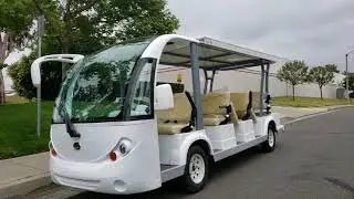 Evolution Carrier 11 Electric People Mover / Shuttle Bus System For Hotels, Resorts and Parking Lots
