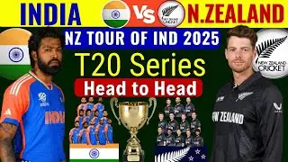 India vs New Zealand T20 Series 2026 |schedule and Both teams squad.IND T20 Squad | NZ T20 Squad