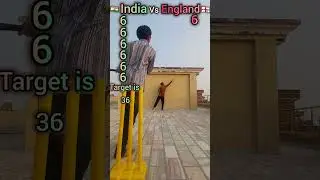 India 🇮🇳 vs England 🏴󠁧󠁢󠁥󠁮󠁧󠁿 one over match #worldcup #challenge #cricketmatch