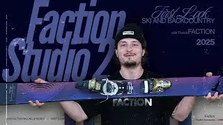 2025 Twin-Tip All-Mountain and Freestyle Skis - Faction Studio 2