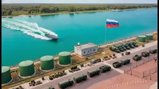 Watch a Ukrainian Drone Boat BLOW UP a Russian River Base in 1 Hit