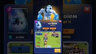 Clash Royale 💥🔥card test ice +golem body try this card 🤩😱