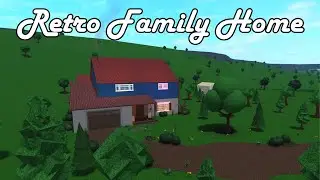 RETRO FAMILY HOME IN BLOXBURG // Bloxburg Build Showcases