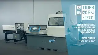 MEP Saws | CB 6001 with TIGER 402 CNC HR 4.0 | Duroc Machine Tool