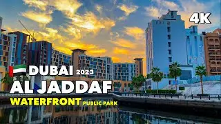 🇦🇪Dubai, Al Jaddaf Waterfront Public Park - Tour & Vlog