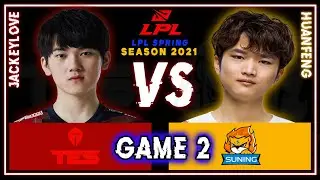 TOP ESPORTS VS SUNING | GAME 2 | HIGHLIGHTS | LPL SPRING 2021 | SEMANA 1 | TES VS SN