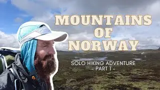 Hardangervidda | 300 km Solo Hiking Adventure in the Mountains of Norway - Part 1 | Silent Hiking 4K