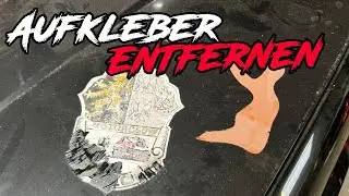 Eingebrannte Aufkleber entfernen