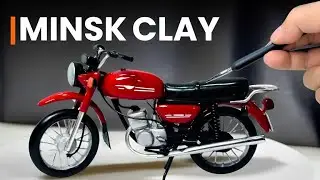How to Sculpt a MINSK Motorcycle in Clay: Step-by-Step Sculpting Tutorial