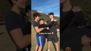 3 boys in love 😍 #boys #couple #beautiful