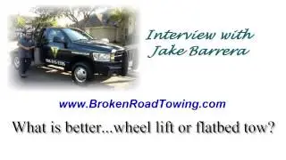 Tow Truck Types - Wheel Lift Versus Flatbed Towing