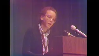 Nikki Giovanni, 1984, reading her poetry at San Francisco State —The Poetry Center