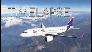 Santiago to Quito Timelapse MSFS A320 (Part 12: Cairo, Egypt to Orlando, USA)