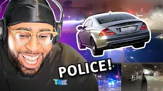 coolkid reacts to AMG CLS63 AT NIGHT STOCKHOLM POLICE CHASE @critical