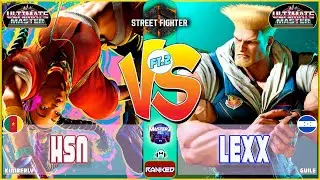 SF6 Replay 💥💥 HSN (kimberly) VS LEXX (guile) High 💥💥 level gameplay