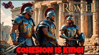 Cohesion Is Key In A Siege!! 3v3-Total War Rome 2