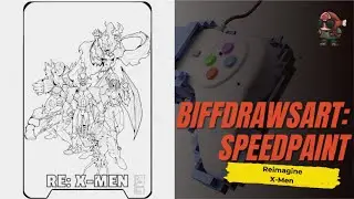 🎨 Reimagining the X-Men in My Style | Digital Art Speedpaint ✍️🔥