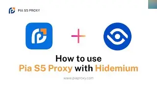 How to use Pia S5 Proxy with Hidemium?