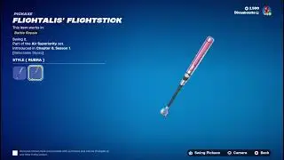 Flightalis' Flightstick 800 V-BUCKS Pickaxe In Fortnite Chapter 6 Season 1