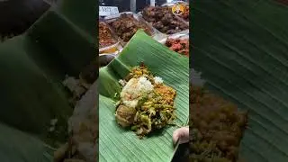 Makan malam nasi urap legend di jalan nibung medan