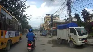 Riding Aprilia Sr 125 on busy roads of Kathmandu valley Nepal