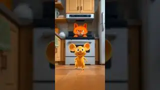 The CHEEZE 🧀 QUEST:The Final Slice #aianimation #ai #cartoon #cat #mouse #shorts #cheese #animals
