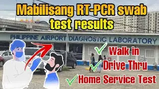 Philippine Airport Diagnostic Laboratory. Fast and affortable RT-PCR swab test Result in just 12hrs