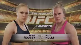 Espectacular  UFC 2014,Ronda rousey vs Holly holm PS5
