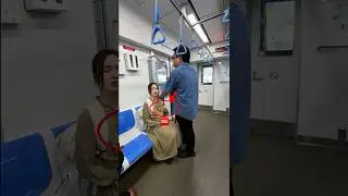 FK - When a Shoulder Push Became a Hero on the Train [FEELKIND] #shorts  #feelkind  #help
