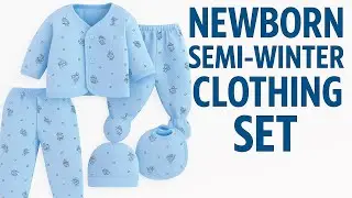 Newborn Baby Semi-Winter Dress 5-Piece Set | 0&ndash;3 Months Baby/Baby Winter Dress Set Review & Unboxing