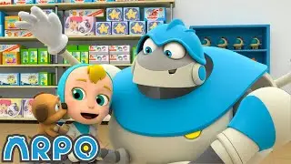 Арпо против Покупателей 🛒💥 Спаси Малыша из Коробки! | Мультики для детей | Робот Арпо