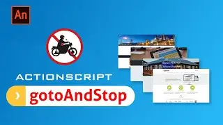Adobe Animate Part 18 | Actionscript 3.0 | gotoAndStop