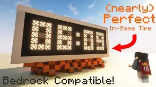 I Made the Best Minecraft Redstone Digital Clock - Showcase + Tutorial