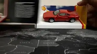 Unboxing Shell diecast Ferrari 288 GTO scale 1/43