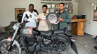 🎉 2nd Time ⏲️ Delivery | Royal Enfield Classic 350 Gun Grey 🖤 MD Irfan Jee 👍 | Best Customer 🤩