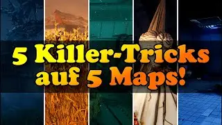 Fünf Killer-Tricks auf fünf Maps! | Dead by Daylight Deutsch | Tipps & Tricks